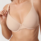 Women's Everyday Plunge Underwire Bra Warm Beige