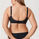 Women's Sheer Mesh Full Coverage Bra Brown Purple