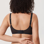 Women's Sheer Mesh Full Coverage Bra Brown Purple