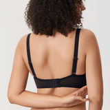 Women's Sheer Mesh Balconette Bra Sargasso