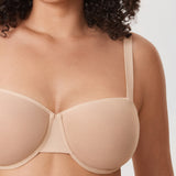 Women's Sheer Mesh Balconette Bra Sargasso