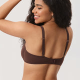 Women's Sheer Mesh Balconette Bra Sargasso
