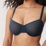 Women's Sheer Mesh Balconette Bra Sargasso