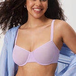Women's Sheer Mesh Balconette Bra Sargasso