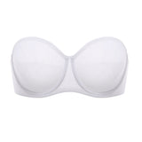 Women's Mesh Unlined Strapless Bra Barely Buff