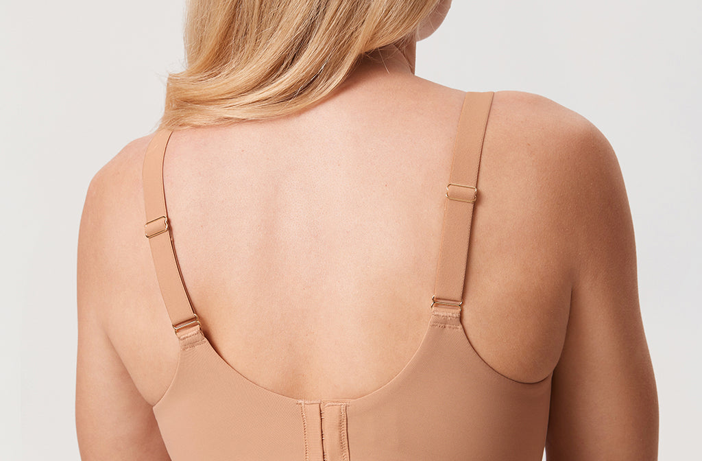 Women's Mesh Monowire Full Coverage Bra - Underwire & Unlined Barely Buff