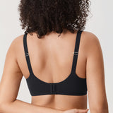 Women's Convertible X-Back Front Closure Bra - Underwire/Unlined/Racerback Black