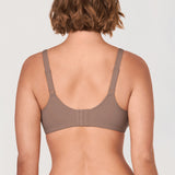 Women's Everyday Full Coverage Underwire Bra Brown Purple