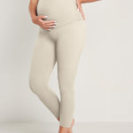 Women's Super High Waist Maternity Leggings 25" Black Classic