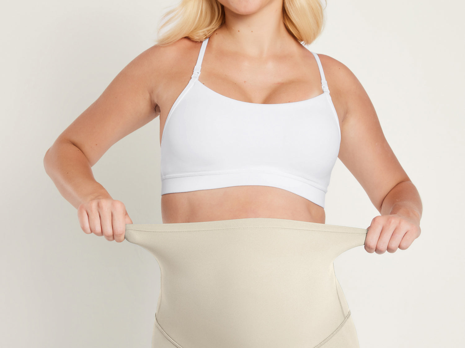 Women's Super High Waist Maternity Leggings 25" Black Classic