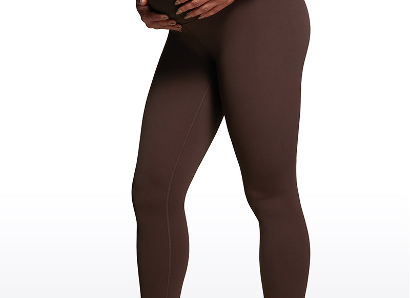 Women's Super High Waist Maternity Leggings 30" Black