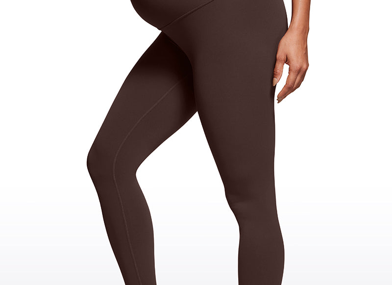 Women's Super High Waist Maternity Leggings 30" Black