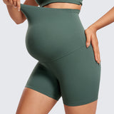 Women's Super High Waist Maternity Shorts 4" True Navy