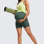 Women's Super High Waist Maternity Shorts 4" True Navy