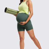 Women's Super High Waist Maternity Shorts 4" True Navy