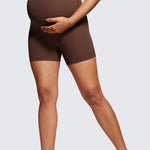 Women's Super High Waist Maternity Shorts 4" True Navy