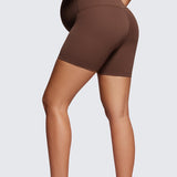 Women's Super High Waist Maternity Shorts 4" True Navy