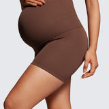 Women's Super High Waist Maternity Shorts 4" True Navy