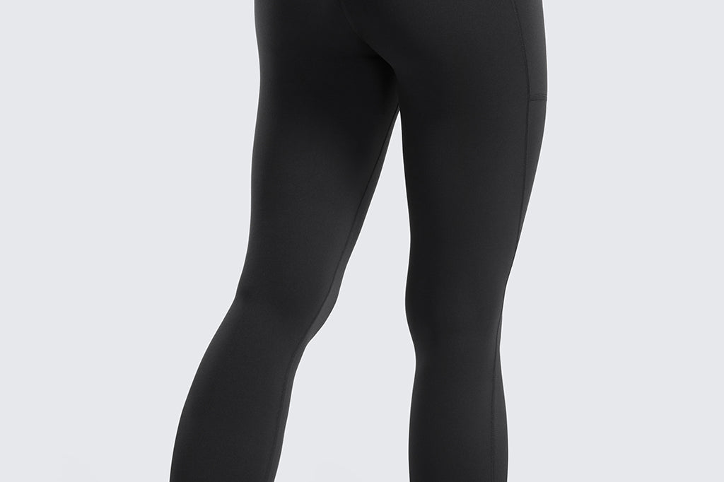 Women's Maternity Leggings with Pockets 28" Black