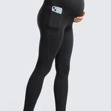 Women's Maternity Leggings with Pockets 28" Black