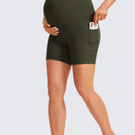 Women's Maternity Shorts with Pockets 5" True Navy