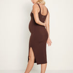 Women's Sleeveless Tank Maternity Dress Grey Sage