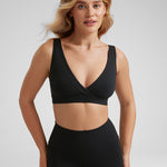 Women's U-Back Crossover Maternity Bra Red Merlot