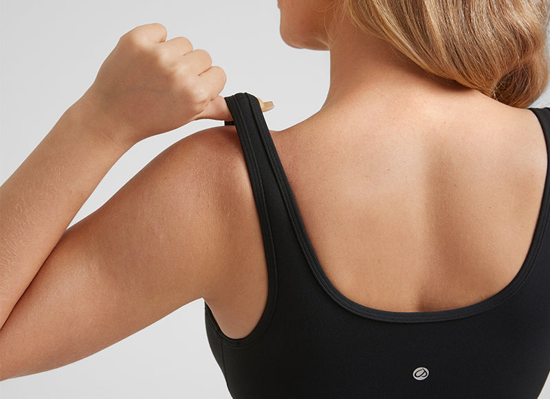 Women's U-Back Crossover Maternity Bra Black