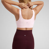 Women's U-Back Crossover Maternity Bra White Apricot