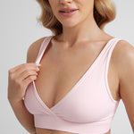 Women's U-Back Crossover Maternity Bra Mojave Tan