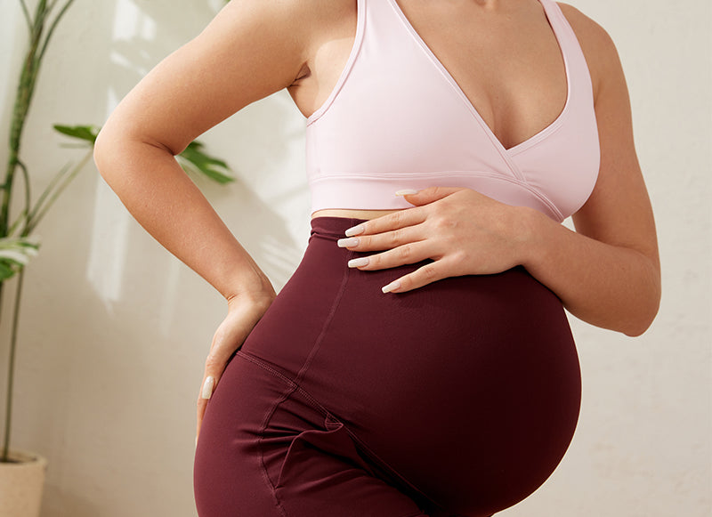 Women's U-Back Crossover Maternity Bra Mojave Tan