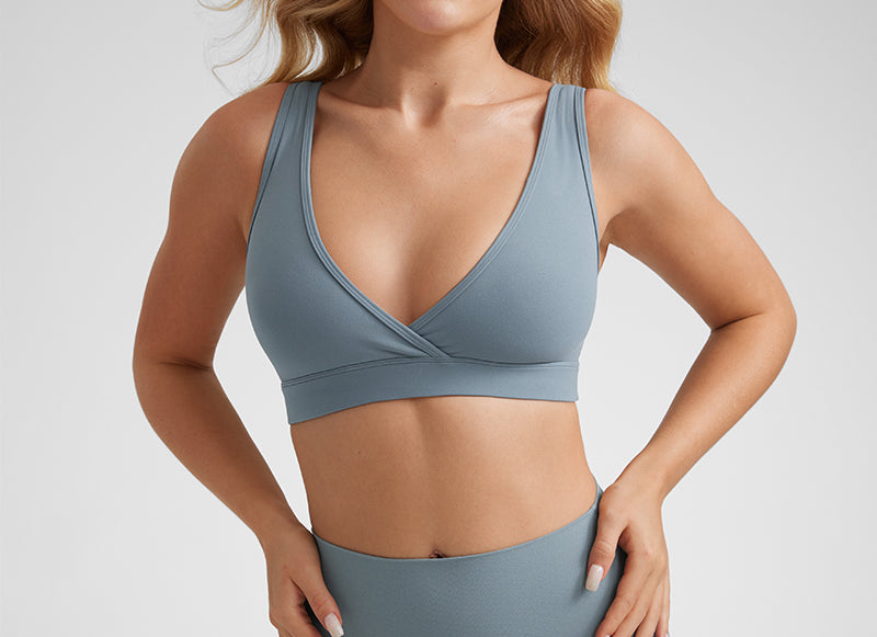 Women's U-Back Crossover Maternity Bra Mojave Tan