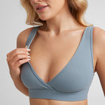 Women's U-Back Crossover Maternity Bra Strawberry Pink