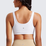 Women's U-Back Crossover Maternity Bra Coffee Brown