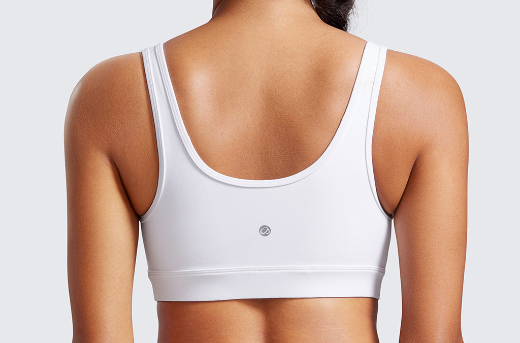 Women's U-Back Crossover Maternity Bra Coffee Brown