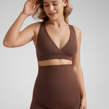 Women's U-Back Crossover Maternity Bra Black