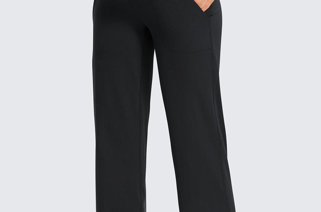 Women' Maternity Wide Leg Pants with Pockets 31.5" Olive Green