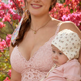 Women's More Coverage Lace Nursing Bralette Gentle Rose