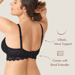 Women's Supportive Lace Nursing Bralette Beige