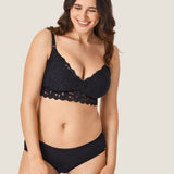 Women's Supportive Lace Nursing Bralette Beige